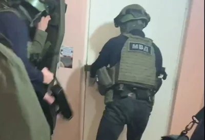 Задержание в Барановичах. Скриншот: видео силовиков