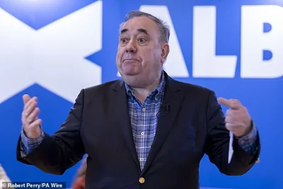 Former Scottish First Minister Alex Salmond has died aged 69. Pictured: In September 2024