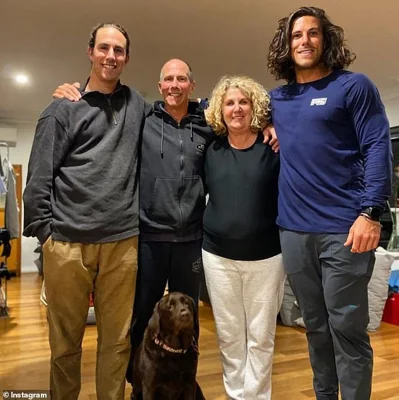 Hours before the bodies were found, Australian media reported Callum (right) and Jake's (left) parents (pictured) were flying out to Mexico to look for their missing sons
