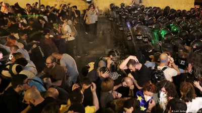 Президент Грузии осудила жесткий разгон акции протеста в Тбилиси