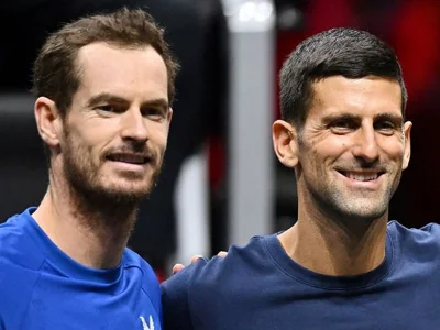 Andy Murray and Novak Djokovic