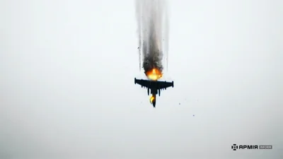 На Покровском направлении воины-зенитчики сбили вражеский Су-25 (видео)