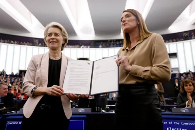 European Parliament votes in von der Leyen's new commissioners