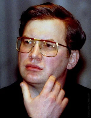 Сергей Мавроди на пресс-конференции. Москва, Россия. 14 октября 1994 года. Фото: Reuters
