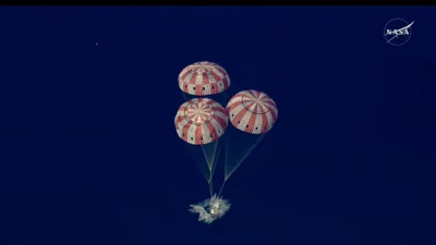 «Орион» приводнился в Тихом океане. Историческая лунная миссия «Артемида-2» успешно завершена