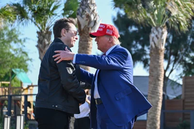 Donald Trump joins Elon Musk for SpaceX Starship rocket launch