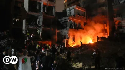 Middle East: Israeli strikes on central Beirut kills 22