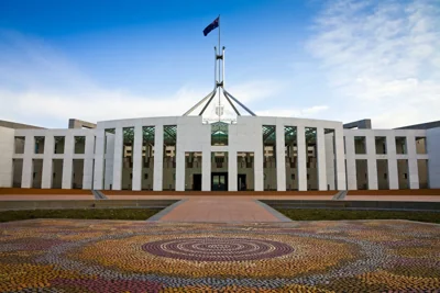  Здание парламента Австралии.  