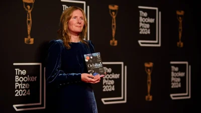 British writer Samantha Harvey's space-station novel 'Orbital' wins the Booker Prize for fiction