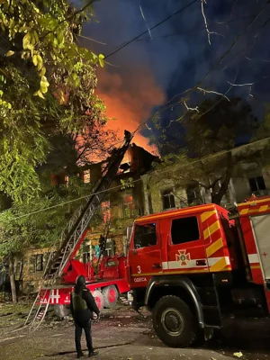 Наслідки атаки на Одесу. Фото: Олег Кіпер