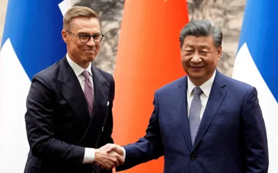 Finland's president raises Ukraine war, security issues with China's Xi