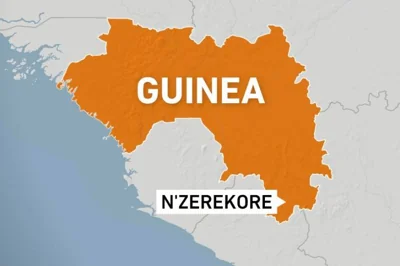 Map Of Nzerekore, Guinea