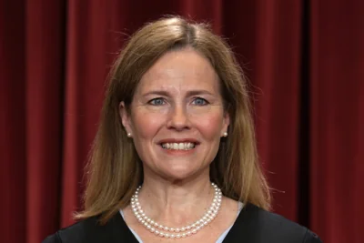 Justice Amy Coney Barrett sided with her liberal colleagues in refuting the majority’s decision to block an EPA provision