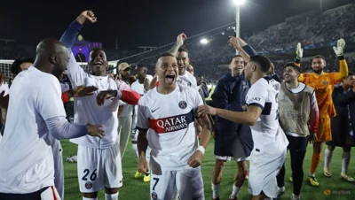 Mbappe's PSG punish 10-man Barca to reach Champions League semis