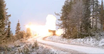 Dramatic video shows the launch of rounds on November 17 during the NATO drills