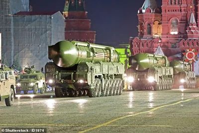 Russian RS-24 Yars MIRV-equipped thermonuclear intercontinental ballistic missile