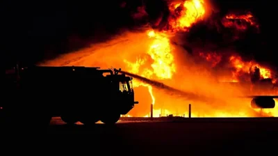 В Ростовской области России этой ночью взорвались военные склады и цистерны с топливом