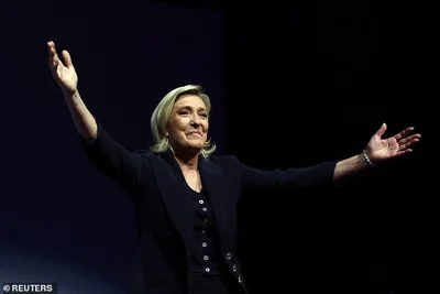 Marine Le Pen 's far-right National Rally won the first round of legislative elections on Sunday