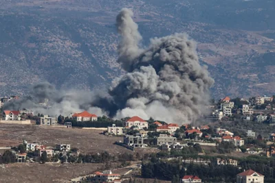 Israel Hezbollah Lebanon Conflict Explosion