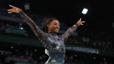 'I love my black job': Simone Biles takes apparent swipe at Trump after winning Olympics gold