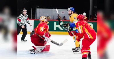 Україна в день народження капітана завдала Китаю першої поразки на чемпіонаті світу з хокею: відеоогляд матчу
