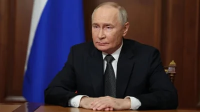 Putin says Russia hit Ukraine with new experimental ballistic missile – video