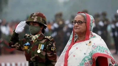 Премьер-министр Бангладеша Шейха Хасина покинула страну вследствие многочисленных протестов, и официально подала в отставку