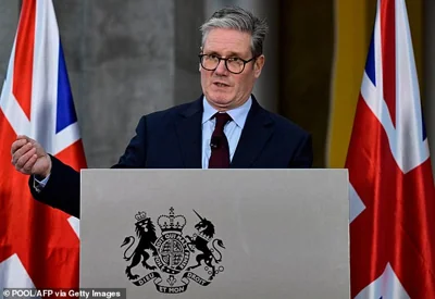 Russia calling up North Korean troops to fight in Ukraine would be 'an act of desperation' by Vladimir Putin , Sir Keir Starmer claimed today as he spoke in Berlin