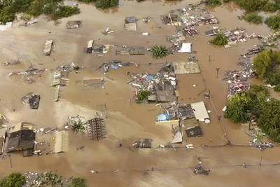 Rescue efforts underway as dozens killed in Brazil floods