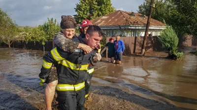 На Центральную и Восточную Европу обрушились ливни и наводнения