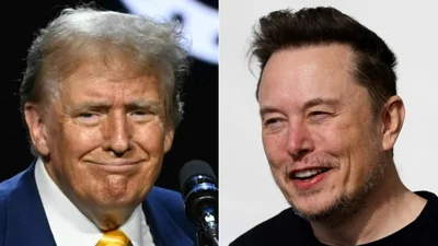 Elon Musk interview Donald Trump highlights: Trump congratulates Musk for ‘breaking all records in the book’.(AFP)