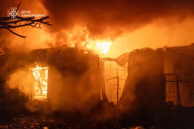 Российские беспилотники ночью атаковали Шевченковский и Салтовский районы Харькова