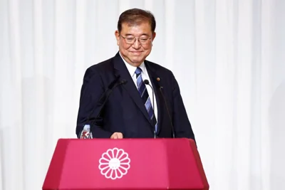 MAN OF THE HOUR Shigeru Ishiba, the newly elected leader of Japan’s ruling party, the Liberal Democratic Party (LDP), arrives for a press conference after the LDP leadership election in Tokyo on Sept. 27, 2024. AFP Photo