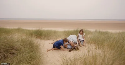 Prince George, Princess Charlotte and Prince Louis are featured regularly in the new video