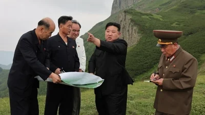 North Korean leader Kim Jong Un (via REUTERS)