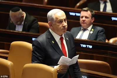 Mr Netanyahu said Israel 'rejects with disgust the absurd and false actions'