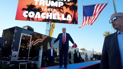 Man arrested near Trump rally in Southern California with loaded firearm, high-capacity magazine