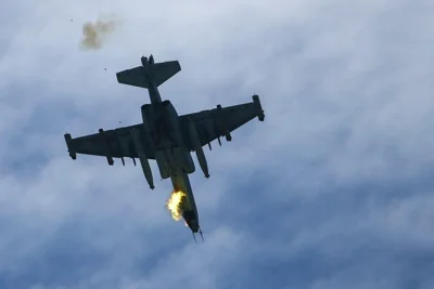 Украинские зенитчики сбили очередной российский Су-25