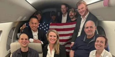 Freed Americans land in the U.S., reunite with loved ones