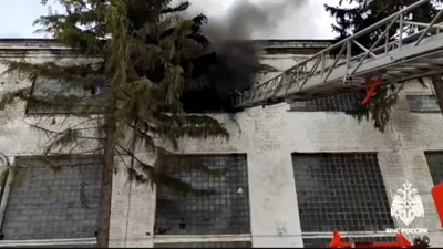 В Воронеже два человека пострадали при пожаре на электромеханическом заводе