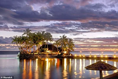 Seven guests of Fiji's Warwick Resort (pictured) have been hospitalised following a suspected mass alcohol poisoning