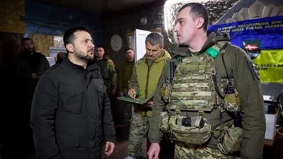 Зеленський відвідав передовий командний пункт Сил спецоперацій біля Вовчанська