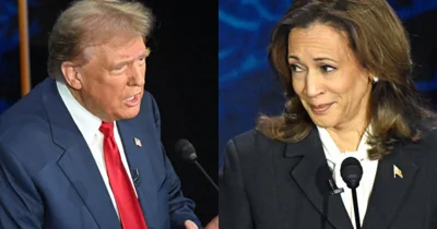 What happened in Trump v Harris US presidential debate