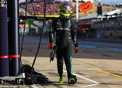 Lewis Hamilton cut a despondent figure after qualifying in his worst position for seven years