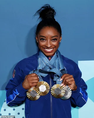 Simone Biles won three gold medals and a silver in various gymnastics events