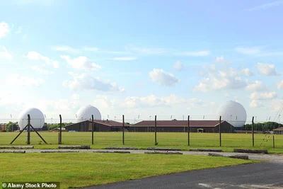 Radar domes comb the skies at RAF Feltwell in Norfolk