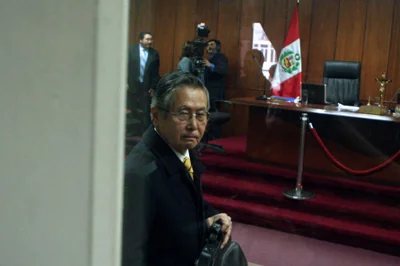 Peru's former President Alberto Fujimori  