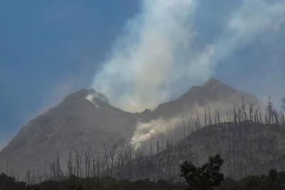 DEADLY FUMES Smoke billows from Mount Lewotobi Laki-Laki as seen from Klatanlo village, in East Flores Regency, East Nusa Tenggara, on Nov. 4, 2024. AFP Photo