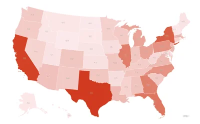 Map Shows How Many Could Lose SNAP Benefits in Each State