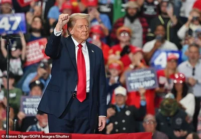 Trump was in Joe Biden's hometown of Scranton last week, among other stops in Pennsylvania. 'If we win Pennsylvania, we win the whole thing,' he told supporters